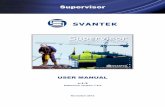 Supervisor - U.S. Environmental - Supervisor... · © SVANTEK - 3 -Supervisor User Manual 1 INTRODUCTION The Supervisor software is designed to extend the functionality of the Svantek