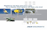 Medidores de flujo para aire y gas Gas y líquido ... Brochures/General/Spanish... · Acondicionadores de flujo Vortab ... diseño patentado de elemento de flujo sin pie-zas móviles,