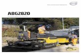 Volvo Brochure Tracked Paver ABG2820 Spanish · estadios deportivos y campos de recreo, proyectos de paisajismo, carreteras urbanas, trabajos de repavimentación. Coste de operación