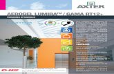 FT Aérogel Lumira - dh-portugal.pt · Ug = 1,31W/m²K (con espesor de pared de 16mm) Luz difuminada : Transmisión de la luz natural superior, mejor difusión luminosa, eliminación