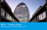 BBVA - Thinking Ahead - Home English - Accionistas … · BBVA - Thinking Ahead . ... BBVA does not undertake to publicly revise the contents of this or any other document, ... Big