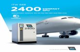 ITW GSE 2400 · • Potencia de entrada limpia con un factor de ... • NBPT (Transferencia de potencia sin interrupción) • Sub/sobretensión en la salida ... de la aeronave sin