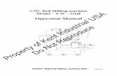 CNC Bed Milling machine Model T W 32QI - Kent USAlibrary.kentusa.com/Manuals/Mills/Kent USA TW-32Qi Mill Operation... · CNC Bed Milling machine Model：T W – 32QI. Operation Manual.