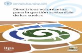 Directrices voluntarias para la gesti n sostenible de los ... · II Directrices voluntarias para la gestión sostenible de los suelos Contenidos Descargo de responsabilidad y derechos
