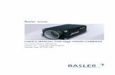 Basler scout - Brookhaven National Laboratory · Basler scout USER’S MANUAL FOR GigE VISION CAMERAS Document Number: AW000119 Version: 05 Language: 000 (English) Release Date: 08