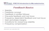 Feedback Basics - Penn ese319/Lecture_Notes/Lec_18_Feedback_Basi  ESE319 Introduction to Microelectronics