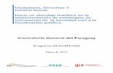 Contraloría General del Paraguay - iniciativatpa.orginiciativatpa.org/2012/wp-content/uploads/2014/06/documentación... · Estructura del informe 1. Introducción ... Contraloría