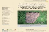 Une méthode simple et rapide pour l’évaluation de ... Ngabinzeke J... · Método rápido y sencillo para evaluar estadísticas de ocupación del suelo mediante imágenes de muy
