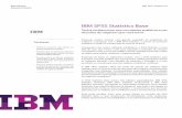 IBM SPSS Statistics Base - dmss.com.br · Acesse e analise rapidamente grandes volumes de dados O IBM SPSS Statistics torna as tarefas mais fáceis de acessar, gerenciar e analisar