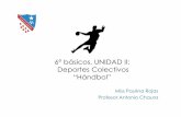 UNIDAD II: Deportes Colectivos â€œHandbolâ€‌ .El balonmano, handball o hndbol . Inicios del hndbol