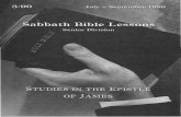 Sabbath Bible Lessons - Seventh Day Adventist … · Lesson Titles Page 1 James ... The Sabbath Bible Lessons is published quarterly by the Seventh Day Adventist ... Aymara and Quechua.