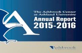 The Ashbrook Center at Ashland University Annual …ashbrook.org/wp-content/uploads/2017/04/15-16_AnnualReport_PDF... · William Kristol. Editor-at-Large. The Weekly Standard. Richard