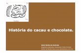 História do cacau e chocolate. - agricultura.gov.br · THE SCIENCE OF CHOCOLATE. RSC Publishing -UK. 2 Edition. 2009. Title: App_Historia_Cacau_30RO_cacau Author: CGAC Created Date:
