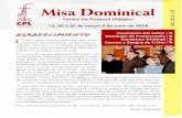 Misa Dominical · Cuerpo y Sangre de Cristo / B Y, ... paña a los miembros de la comunidad parroquial para celebrar y vivir como ... matrimonio,- todos conocemos casos en los que