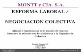 MONTT y CIA. S.A. REFORMA LABORAL / NEGOCIACION NC Reforma -   REFORMA LABORAL / NEGOCIACION COLECTIVA