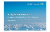 20170807 Pr sentation Halbjahreszahlen 2017 1 - bdl.aero · 2 Zusammenfassung Starkes Wachstum im Weltluftverkehr kommt auch bei deutschen Fluggesellschaften an, ist aber international