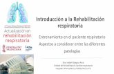 Introducción a la ehabilitación respiratoria - sorecar.org. Vazquez 19 abril 2018.pdf · Exceso de proteasas y factores de crecimiento generan tejido ... Paciente de 58 años con