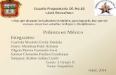Pobreza en México Integrantes · de heredarse de generación en generación -Individual -Cíclica .Colectiva -Educativa ... Capitulo 4 consecuencias de la pobreza 4.1 Políticas