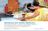 mHealtH and mnCH: State of the evidence - gfmer.ch · mhealth . the evidence working group is a group of individuals working in the area of research and mhealth who have accepted