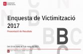 Enquesta de Victimització 2017 - Ajuntament de Barcelonaajuntament.barcelona.cat/prevencio/sites/default/files/documents/... · FITXA TÈCNICA PRESENTACIÓ ... model seguit fins