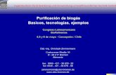 Purificación de biogás Basicos, tecnologías, ejemplos · 4,5 y 6 de mayo - Concepción / Chile. BioRef 09 2 Quién somos ... • Hidrocarburos polyciclicos, aromaticos (PAK) •