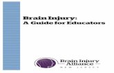 Brain Injury - bianj.org · Brain Injury: A Guide for Educators. This publication is a project of the Children and Adolescents Committee, formerly the Education . System Advisory
