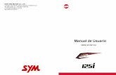 Manual de Usuario - Scooters y Motos | Sym España de usuario/Manual_de_usuario_Jet_4_125i… · Para evitar quemaduras por el tubo de escape, ... Con el encendido en “ON”, pulse