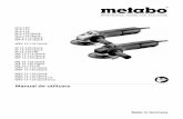 Manual de utilizare - Generatoare agt METABO/PDF... · Made in Germany Manual de utilizare W 9-100 W 9-115 W 9-125 W 9-115 Quick W 9-125 Quick WP 9-115 Quick WP 9-125 Quick WEV 10-125