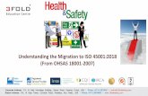 Understanding the Migration to ISO 45001:2018 (From … · # ISO 45001:2018 CHANGE # OHSAS 18001-2007 10 Improvements Title only 4.5.3 Incident investigation, nonconformity, corrective