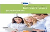 Registration Guide- Host entrepreneurs registration guide... · Registration Guide- Host entrepreneurs . ... entrepreneurs in order to increase the number of successful start-ups