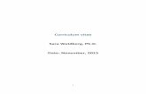 Curriculum vitae Sara Weidberg, Ph.D. Date: … Web Sara.pdf · Rodríguez and Roberto Secades Villa July, 2011 . 3 Doctoral thesis [Assessment of impulsivity through the application