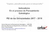 Indicadores En el proceso de Planeamiento … · 4 Aspectos generales: Plan Estratégico de Desarrollo Nacional – PEDN Perú hacia el 2021. Proceso de actualización: Razones técnicas,