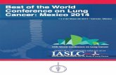 Best of the World Conference on Lung Cancer: Mexico … · Instituto Nacional de Enfermedades Respiratorias Ismael Cosío Villegas, INER. Dr. Manuel Magallanes. ... Denver, Co, EEUU.