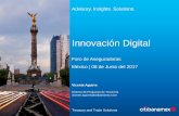 Innovación Digital - Banking with Citi | Citi.com · Treasury and Trade Solutions Innovación Digital Foro de Aseguradoras México | 08 de Junio del 2017 Vicente Aguirre Director