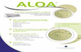 ALOA - biomerieux-usa.com · ALOA ® Highly selective chromogenic culture medium bioMérieux Industry 595 Anglum Road Hazelwood, MO 63042 • U.S.A. Tel: (800) 634 7656 Fax: (314)