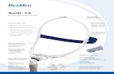 1013522 Rev.2 SWIFT FX COMBINED PRODUCT GUIDE · SwiftTM FX NASAL PILLOWS SYSTEM Less mask. More you. Minimal design reinforces sense of freedom Unprecedented softness, simplicity