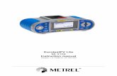 Instruction manual MI3122 · MI 3109 EurotestPV Lite Preface 5 1 Preface Congratulations on your purchase of the EurotestPV Lite instrument and its accessories from METREL.