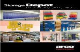Depot - Arco · h x w x d (mm) number of compartments single locker nest of 2 lockers nest of 3 lockers perforated door (single) ref ref ref ref 1800 x 300 x 300 1 m3030/1 m3030/1n2