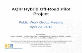 AQIP Hybrid Off-Road Pilot Project - arb.ca.gov hybrid/offroad_hybrid_wg... · AQIP Hybrid Off-Road Pilot Project Public Work Group Meeting April 23, 2013 Presented By: ... Caterpillar