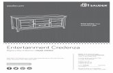Entertainment Credenza - OfficeFurniture.comimages.officefurniture.com/product/pdf/412922.pdf · Assembly Steps Français Español Safety Warranty Hammer ... Push thirty-one HIDDEN