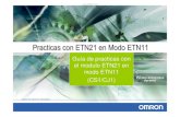 Practicas con ETN21 en Modo ETN11 - infoplc.net · Practicas con ETN21 en Modo ETN11 Guía de practicas con el modulo ETN21 en modo ETN11 (CS1/CJ1) ... 16 GUIA DE PRACTICAS Practicas