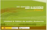 M2 05 Audacity - Ubumedia · MÓDULO 2: Aplicaciones prácticas – Unidad 4: Editor de audio: ... Editaremos la voz grabada en el caso práctico 1 (saludo.wav) y le aplicaremos algunos
