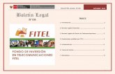BOLETÍN LEGAL N°08 OCTUBRE 2015 Boletín Legal · General del Sistema Concursal, ... congresistas y representantes ante el Parlamento Andino, ... telecomunicaciones y el nuevo reglamento