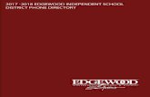 2017 -2018 EDGEWOOD INDEPENDENT SCHOOL … Pho… · Gabriel Cantu Communications Analyst ... Sandra Lomas, ELAR ... 444-7725 fax 7748 | 4415 Monterrey, San Antonio, Texas 78237.