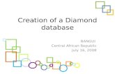 Creation of a Diamond database - WikiLeaks · Diamond Database • Benefits of the database: ... Name Of Cooperative to Which miner A Unless this license is suspended, cancelled,