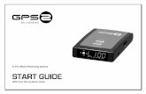 G .P.S. (Global Positioning system) START GUIDE · G .P.S. (Global Positioning system) START GUIDE ... 32 4. Inställningar ... The GPS2 is also a GPS compatible with NMEA 0183 v3.0