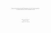 Environmental Impacts of Cannabis Cultivation in … students/Ponce.finalthesis.spring18-.pdf · Estimations indicate that indoor cannabis production accounts for 3 percent of California’s