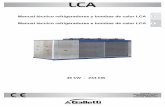 aire agua/LCA Tecnico.pdf · 11 FACTORES DE CÁLCULO ... 12.2 Pérdidas de carga recuperador de calor ... ILos refrigeradores y las bombas de calor de la serie LCA han sido
