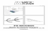 PX-MODBUS - Leroy-Somer · INSTALLATION PX-MODBUS Module de communication pour POWERDRIVE, PROXIDRIVE, VARMECA 33/34 LEROY-SOMER 4071 fr - 03.2007 / a 3 INSTRUCTIONS DE SECURITE ET