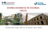 DOING BUSINESS IN VICENZA ITALIA - …cdn.centrum.pucp.education/centrum/uploads/2016/02/doing-business... · otros campos del saber, ... ofrecer al alumno una visión avanzada de